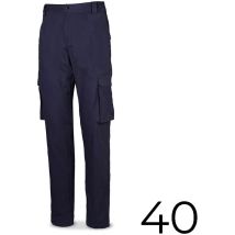 Pantalon De Travail Marca 588pbsam Bleu Marine Taille 40