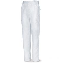 Marca - pantalon tergal multibol blanco