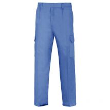 Pantalon en térylène bleu