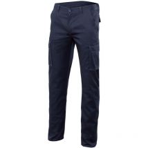 Pantalon stretch multibolsillo azul marino T-40