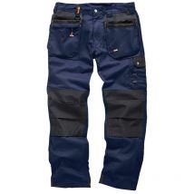 Scruffs - Pantalón Worker Plus, color azul Talla 46 r