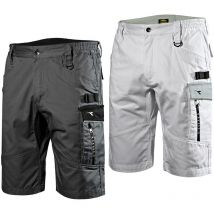 Bermuda Easywork Leichte Arbeitsshorts für Frauen - xxxxl - Grigio - Diadora