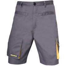 Pantalon de Travail Court Gris/Jaune Taille 54/56 xxl