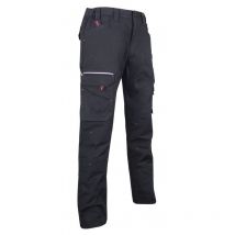 LMA - Pantalones de trabajo Canvas - Negro basalto - T50 - 1425-50