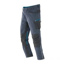 Terrax Workwear - Pantalones de trabajo talla 50 antracita/petróleo terrax