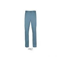 Sol's - Pantalones Elásticos De Satén De Hombre jared men 42 Azul-Crema