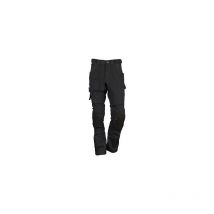 Ilkott - Pantalones YP78 Negro con rodilleras EJ.87 S.4 ( 52-54 ) YP78142X1L-5959-EJ 87cm-T4