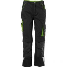 EDE - Pantalones para niños Fortis 24 Tamaño de limón negro / verde 98-104