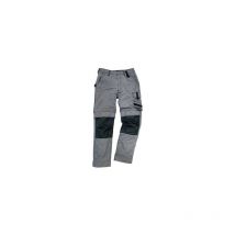 Pantaloni Campo, Taglia 50, Grigio / Nero