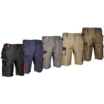 Pantalon de travail multi-poches court Cofra Liegi - 60 (EU) - Noir