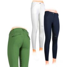 Horses - Pantaloni da donna in tessuto tecnico con grip in silicone modello Sery: 44 it, Bianco