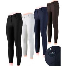 Pantaloni da donna in tessuto tecnico felpato modello Piper: 48 IT, Bianco