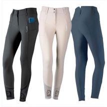 Pantaloni da equitazione donna modello Salice in tessuto tecnico eco-friendly: 44 it, beige (02)