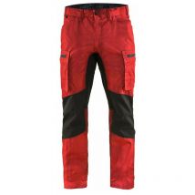 Blaklader - Wartungshose Stretch T.38 - rot/schwarz - 145918455699-38