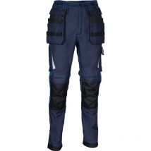 Mehrzweck-arbeitshose Leiria - Marineblau/azur 2xl - Fr (50) - Eu (56)