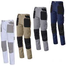 Pantaloni da lavoro elasticizzati Industrial Starter Stretch 8730 - xl - Bianco