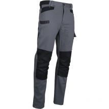 Pantaloni da lavoro in cotone grigio Ponce LMA 1673