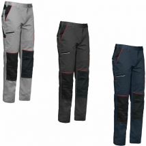 Pantaloni da lavoro Issaline Stretch Boom 9030B - m - Grigio - Grigio
