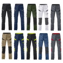 Pantaloni da lavoro multitasche Fristads 2555 stf - 50 (eu) - Nero/Grigio