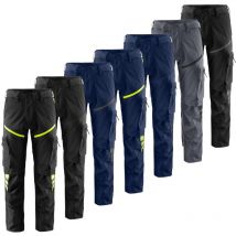 Pantaloni da lavoro multitasche Fristads Stretch 2653 lws - 54 (eu) - Nero/Grigio