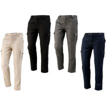 Pantaloni da lavoro multitasche Neri Denver - l - Nero