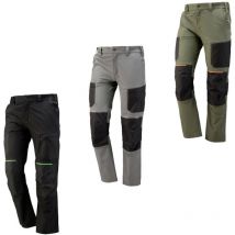 Pantaloni da lavoro ultraleggeri Neri Clay - xl - Grigio
