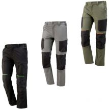 Pantaloni da lavoro ultraleggeri Neri Clay - s - Nero