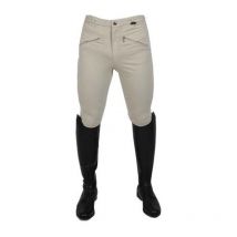 Pantaloni equitazione da uomo estivi in cotone con tasche a zip modello Tecno light : 52 it, Blu