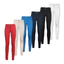 Horses - Pantaloni Grip per l'allenamento e per i concorsi da donna modello Giudy: 42 it, Blu