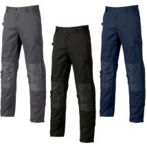 U Power Alfa Arbeitshose - 58 (EU) - Schwarze