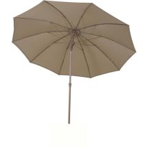 Paolo Mittelstockschirmtaupe ø 270 cm Gestell Aluminium taupe, Bezug 100% Polyester, 180g/m² in taupe