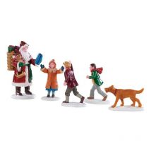 Papa Christmas, Set Of 5 Cod. 92745