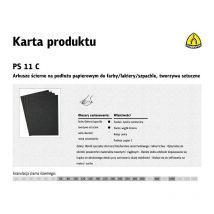 Klingspor - arkusze ścierne na podłożu papierowym 230mm x 280mm ps11c na mokro gr. 150 /50szt.