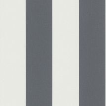 Profhome - Papel pintado con rayas 179050 papel pintado no tejido texturado con rayas mate gris blanco 5,33 m2