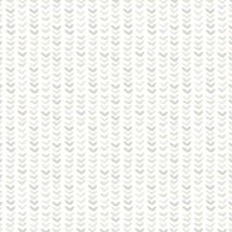 Noordwand - Papel pintado Mondo baby Small Harts blanco y gris