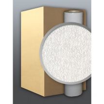 Edem - 206-40 Papel pintado texturado de yeso con efecto crash en vinílico espumado blanco caja 9 rollos para 71 m2