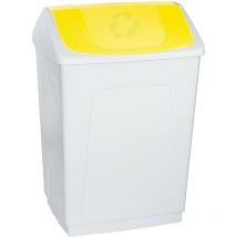 Papelera basculante 55 litroAmarillo