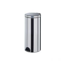 Papelera con pedal de acero inoxidable de 30 litros. - 90234 Rossignol