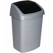 Curver - Papelera Curve 25L para residuos de cocina gris