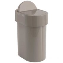 Papelera De Baño De 4,8 Litros Gris Paloma En Propylux Iris