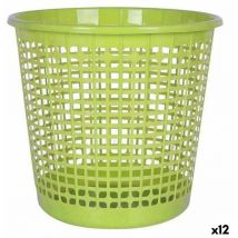 DEM - Papelera Office 27 x 27 x 25 cm (12 Unidades) (ø 27 x 25,5 cm)