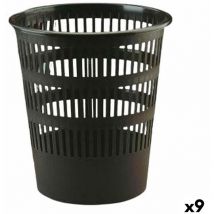 Faibo - Papelera Multicolor Polipropileno 12 l (9 Unidades)