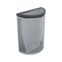 Todocontenedor - Papelera Marsella Urbana Semicircular con Aro Sujetabolsas 90 litros