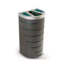 Todocontenedor - Papelera Niza Multiresiduo 3 Residuos 95 litros