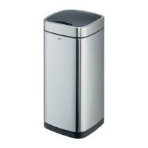 Papelera no touch 35L 35 l H690mm acero inoxidable / plástico met. durab plata