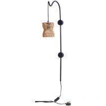 Paper Rope String-Wrapped E27 Single Light Plug-In Wall Light