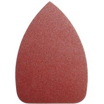 Papier abrasif de remplacement Delta 140x100 mm. sans trous Grain 80 (10 pièces)