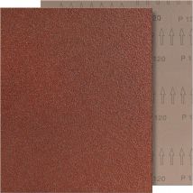 Papier abrasif marron 280x230mm, Grain 60 Fortis