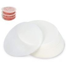 Heguyey - Papier Antiadhésif 500 Pièces, Diamètre 13cm, Papier Steak Haché, Disques Hamburgers,