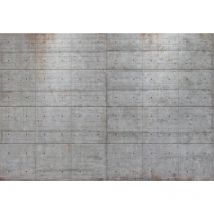 Komar - Fototapete Concrete Blocks 368 x 254cm Beton Tapete Shabby Industrial